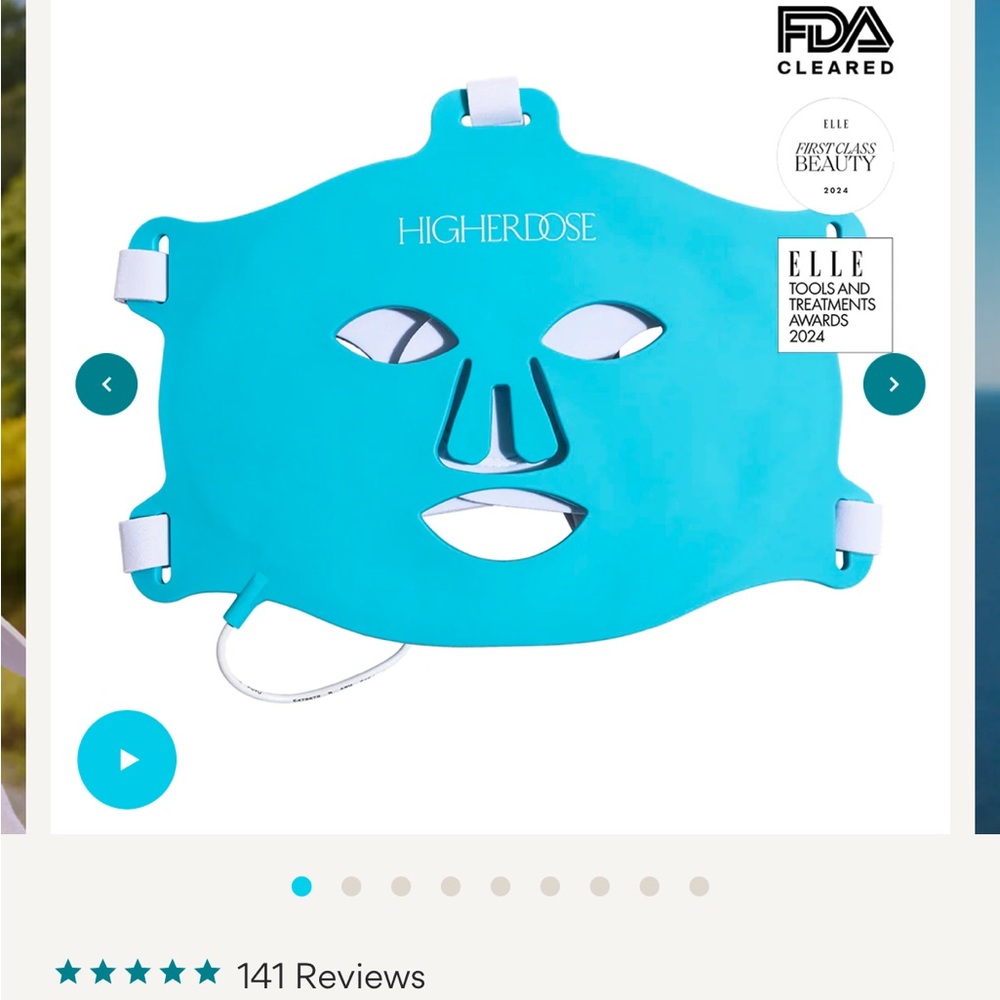 HigherDOSE Blue Face Mask
